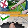 Famgee Trampoline Spring Pull Tool Kit Parts Hook Puller for Spring Installation Disassembling 2 Pack (T-Hook)