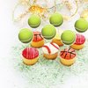 Gyufise 36Pcs Tennis Cupcake Toppers Sports Ball Tennis Cupcake Picks Tennis Theme Birthday Cake Decorations for Baby Shower Kids Birthday Party Cake Decorations Supplies