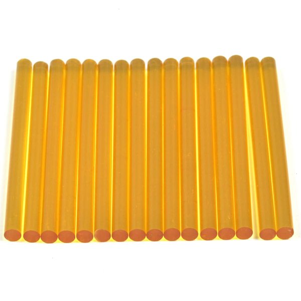 16 Pcs Keratin Gun Bond Glue Sticks Professional Hair Extension Glue Stick Hair Styling Tools (Yellow)