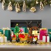 TIMCHESS Christmas Reindeer Building Blocks 2024 for Kids Boys Girls Santa Sleigh and Reindeer Building Toy