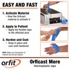 Orfit Orficast Easy-Form Splinting Material Heat-Activated Thermoplastic Tape for Trigger Finger, Thumb, Arthritis Pain Relief, Hand Support 2” x 9’, Blue, One Roll