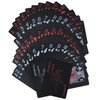 Poker Playing Cards Dice Sets Poker Table Cards PVC Waterproof Stacking Cup Dice Grade AAA Precision 19mm Serialized Casino Craps Dice with Razor Edges and Corners for Classic Magic Tricks Deck (Red)