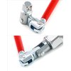 QWORK Spark Plug Socket Wrench, Universal,T-handle, 6mm (5/8") & 21mm (13/16") Remover Installer