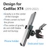 LUNQIN Car Phone Holder for 2019-2023 Cadillac XT4 Auto Accessories Navigation Bracket Interior Decoration Mobile Cell Phone Mount
