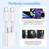 uoyssimi iPhone 16 15 Charger Fast Charging 3 Pack 20W USB C Charger with 10ft Braided Type C Cable for iPhone 16/16 Pro/16Pro Max/15, iPad Pro, MacBook Air