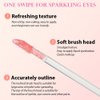 Liquid Korean Glitter Eyeshadow,Pearl Pink Pigmented eye shadow, Long Lasting, Quick Drying, Easy to Apply, Loose Glitter Glue for Eye Crystals Makeup ,Makeup Sparkly for Eyes, para ojos (S20)