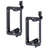 iMBAPrice LV1-2PK Single Gang (1-Gang) Low Voltage Mounting Bracket - Black (Pack of 2)
