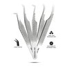 GMI Lash Tweezers - Set of 5 Eyelash Tweezers - Stainless Steel Eyelash Extension Tweezers - Multipurpose Lash Tweezers for Eyelash Extensions for Individual.