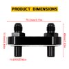 MSCRP Cooler Line Plate Compatible with 6L80E 6L90E 8L90E with Gasket and 6AN Fittings