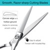Professional Hair Cutting Scissors, 5.5 Inch Salon Barber Hair Shears Sharp Blades Haircut Scissors for Hairdresser Women Men Adults, Handmade from 440C Japanese Stainless Steel