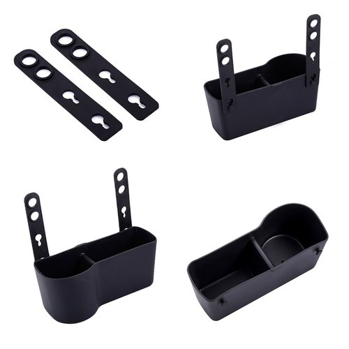 Car Headrest Seat Back Organizer Cup Holder Drink Pocket Food Tray Universal Liberate Your Hands. for a More Convenient Time in Your Car(Black)