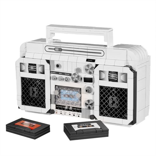 ELAICREE Retro Mini Radio Building Blocks Set Gifts for Christmas, Birthday, Valentine's Day, Thanksgiving, 645pcs Vintage Radio Toys Model for Adults Girls Boys Kid Toys