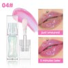 MAEPEOR Changing Lip Gloss 7 Colors Moisturizing Non-sticky Lip Oil Gloss Nourishing Shiny Glossy Lipgloss for Lip Care and Dry Lip (Color 04)