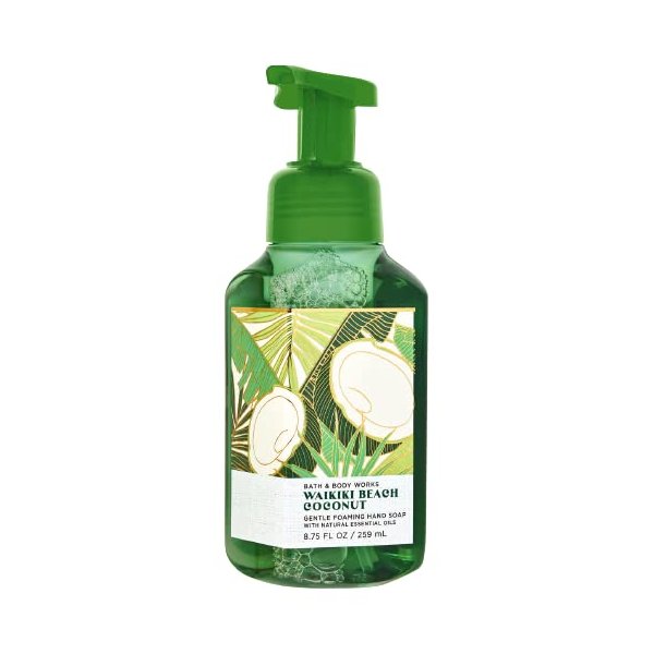 Bath & Body Works Gentle Foaming Hand Soap 8.75 Ounce 2-Pack (Waikiki Beach Coconut)