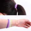Senkary 120 Pieces Silicone Jelly Bracelets Rainbow Glow Neon Stretchable 80s Bracelets Bands for Party Favors, Adults, Women, Girls (10 Colors)