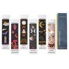 Folkulture Incense Sticks - Set of 6 Insenses (120 Insence Sticks) for Positive Aura - Coconut Mango, Oriental Aqua, Green Tea, Ocean Salt, Rose Geranium, Orange Blossom, Boho Gift Set, Magic Hour