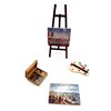 Fateanuki Doll House Accessory Painting Tool Set Miniature Dollhouse Toy Balcony Patio Furnitures Decoration Accessories 1 12 Scale