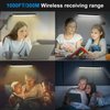 HaFundy LED Desk Lamp for Home,Office,Reading,Adjustable Eye-Caring Desk Light with Clamp,Swing Arm Lamp Includes 3 Color Modes,10 Brightness Levels Table Lamps with Memory Function(Black) (Black)