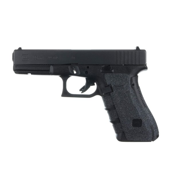 TALON Grips Adhesive Pistol Grip Compatible with Glock 17, 19X, 22, 24, 31, 34, 35, 37 – Made in The USA – Gen - Granulate, Black