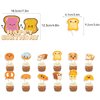 Bread Party Decortions Toast Bread Birthday Party Supplies With Bread Birthday Banner Hanging Swirls Cake Topper Cupcake Toppers Balloons for Bread Birthday Party Home Decor