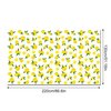 littkeef cliaet 3 Pack Lemon Party Tablecloth Lemon Birthday Party Decorations Lemon Table Cloth Lemon Plastic Table Covers for Summer Lemon Theme Party Decorations,54 x 87 Inch