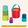 Battat – Stacking Toy – Educational & Dexterity Toy – Nesting Cup Playset – Water & Beach Toys – 18 Months + – Stack Up Cups, Medium