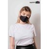 (10PCS) Black Disposable KF94- Face Mask, 4-Layer Filters Breathable Comfortable Nose, Good Day, Dust Mask, Black KF94 Masks Made in Korea.