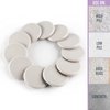 Super Sliders 3 1/2" Round Reusable Furniture Sliders for Carpet - Effortless Moving and Surface Protection, Beige (16 Pack)