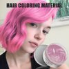 Pink Temporary Hair Dye Wax Natural Instant Hair Color Wax Pomades 7.06 oz, Hair Styling Clay for Party, Cosplay, Halloween, Christmas