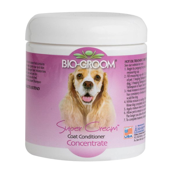 Bio-Groom Super Cream Dog Conditioner – Concentrated Coat Conditioner, Dog Bathing Supplies, Puppy Wash, Cat & Dog Grooming Supplies for Sensitive Skin, Cruelty-Free, Made in USA – 8 fl oz 1-Pack