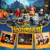 Halloween Party Favors Toys for Kids, Halloween Haunted House 12 in 1 Building Blocks Set Gift 626PCS,Halloween Toys Mini Cute Bricks 12 Pcs Goodie Bags Fillers Classroom Prizes for Boys or Girls 6-12