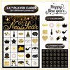 Funnlot New Year Eve Games 24 Players New Year Eve Bingo New Year Games for Kids New Year Bingo Game Cards for School New Years Eve Kids Activities New Years Party Supplies