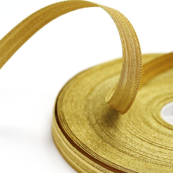 Knox Yellow Gold Double Stripe Military Bullion Braid Trim: 5 Yards