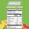 HALLS Defense Assorted Citrus Sugar Free Vitamin C Drops, 25 Drops