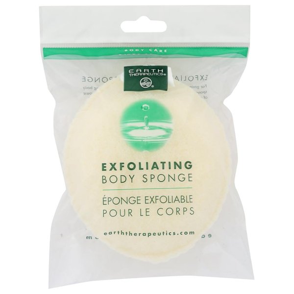 Earth Therapeutics Body Sponge,Exfol,Oval 3Pk