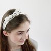 Organic Knotted Adjustable Headbands for Women - Alphabet
