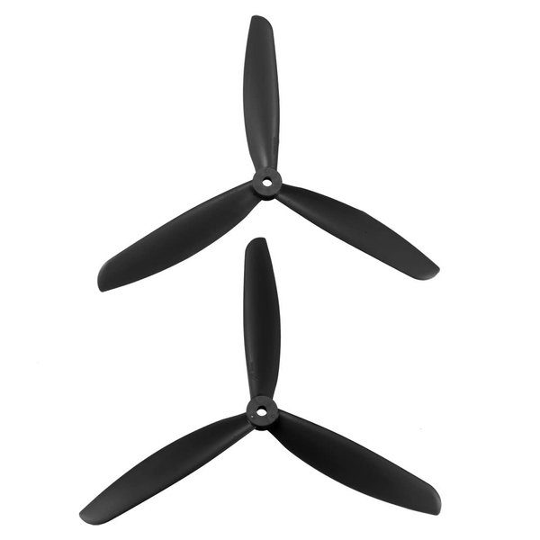 uxcell RC Propellers 3 Prop CW CCW with Adapter Ring 9045 9x4.5 Inch Multi-Rotor for RC Aircraft, Nylon Black 1 Pair