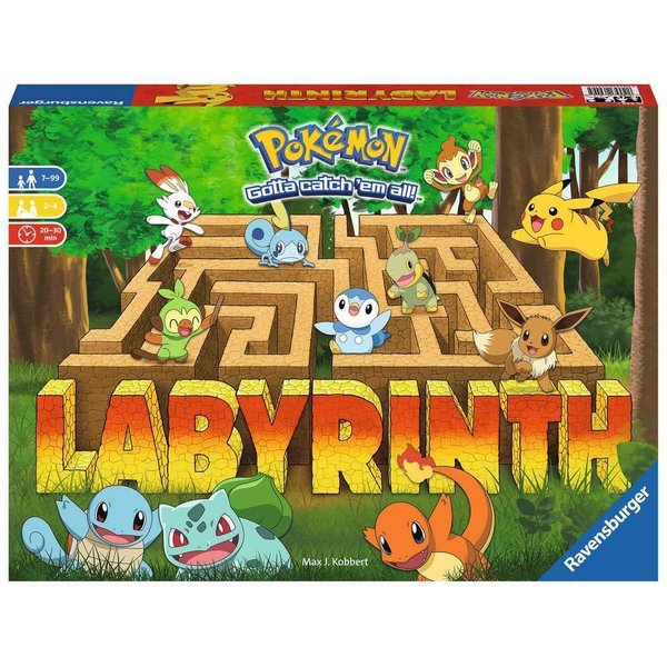 Ravensburger Pokemon Labyrinth - A Fun Family Board Game and Pokémon Toy for Kids & Adults | Age 7 & Up | Great Pokémon Gift | Engaging Gameplay | High Replay Value | 2 - 4 Players