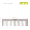 Lixada Titanium Comb, Hair Beared Comb, Pocket Comb, Anti-Static Smooth Strong Light Heat-resistant Daily use
