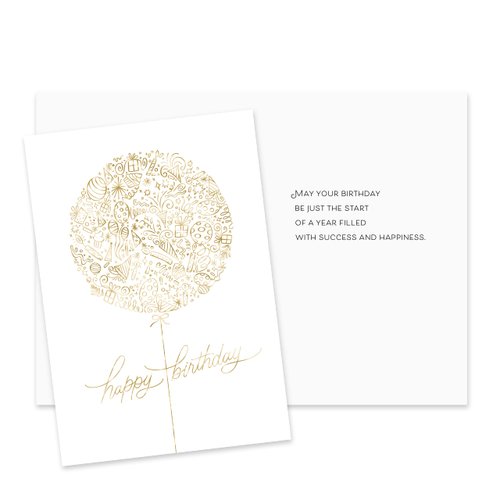 Hallmark Business (25 Pack) Assorted Birthday Cards for Business (Elegant Birthday Cards) for Employees and Customers
