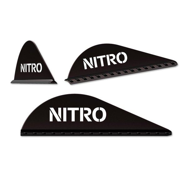 Pine Ridge Archery Nitro Vane 2.0 Archery Fletch, Black, 36-Pack