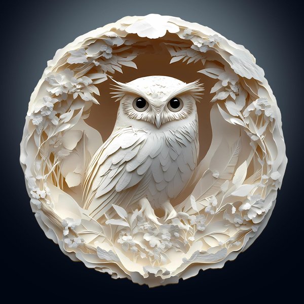 Wooden Puzzles for Adults, Adults Puzzles, Wooden Flat Puzzles with 3D Visual Effect, Owl Puzzles Gifts for Puzzle Lover (S-8.5 * 8.4in 100pcs)