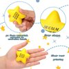 20 Pcs Star Shape Stress Balls Dodge Balls for Kids Motivational Stress Balls Stress Reliever Ball Tough Stress Ball Exercise Ball Sports Balls for Anxiety Party (Yellow)