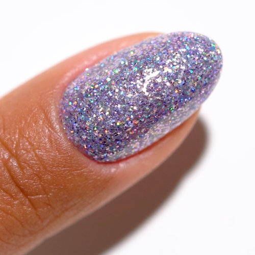 DND Gel Polish Set, Glitter Collection, UV Gel Polish and Air Dry Nail Lacquer, Matching Chip-Free Polish Duo, 915 Galactic Aura, 0.5 Fl Oz