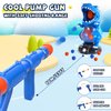 EagleStone T-Rex Dinosaur Shooting Toys for 6 7 8 Year Old Boys, Electronic Shooting Target Game with Air Pump Gun, 24 Balls, Foam Blaster Boy Toys Age 6-8 8-10, Christmas Birthday Gifts for Kids