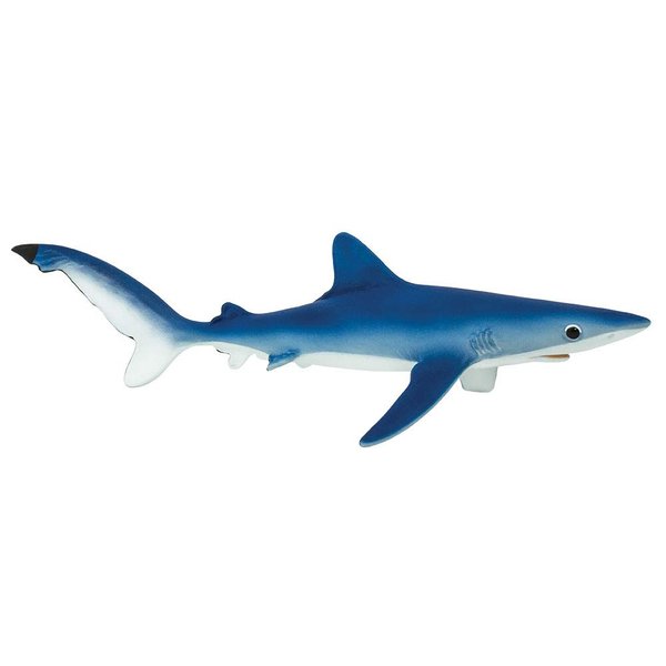 Safari Ltd. Blue Shark Figurine - Detailed 7" Plastic Model Figure - Fun Educational Play Toy for Boys, Girls & Kids Ages 3+