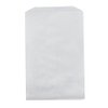FlanicaUSA 100 pcs 4" X 6" White Kraft Paper Bags for Candy, Cookies, Crafts, Party favors, Jewelry, Merchandise, Gift bags