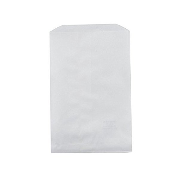 FlanicaUSA 100 pcs 4" X 6" White Kraft Paper Bags for Candy, Cookies, Crafts, Party favors, Jewelry, Merchandise, Gift bags