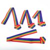 2Pcs Rainbow Hair Clips Hair Bow for Women Girls Rainbow Hair Accessories Pride Day Hair Accessories (4Inch Rainbow)，Clips and Barrettes，Rainbow Hair Clips，Ribbon Hair Clip