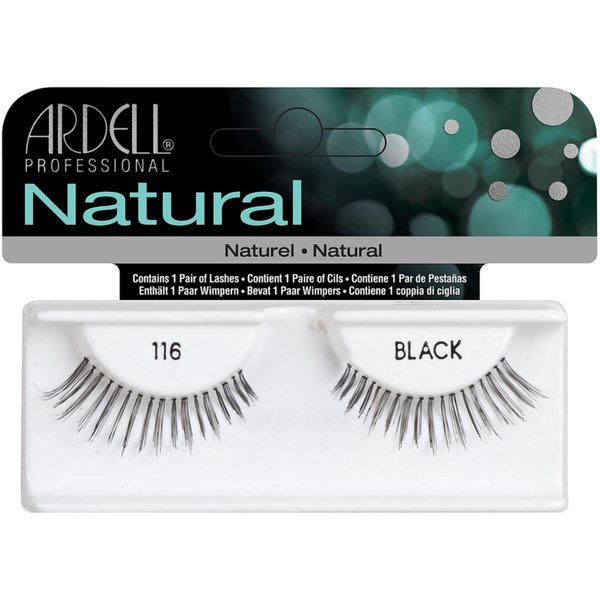 Ardell Fashion Natural Lashes Strip Lash, Black [116] 1 ea (Pack of 5)